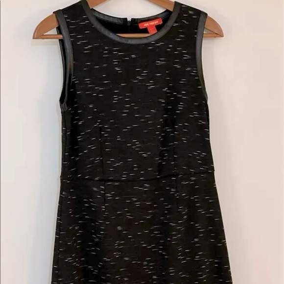 New Joe Fresh A-line dress with faux leather trim - Picture 1 of 3